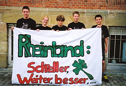 v.l.n.r.: Benjamin Krause, Sabine Benscher, Julia Sieberz, Maria Schubert, Matthäus Drescher