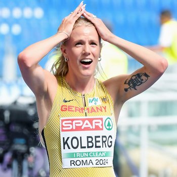 Majtie Kolberg (LG Kreis Ahrweiler) gibt in Zagreb ihr diesjähriges Debüt auf der Stadionbahn: Sie wird sich über 800 Meter mit der internationalen Konkurrenz messen (Foto: Iris Hensel).