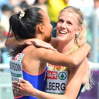 Beim EM-Finale über 800 Meter lieferte Majtie Kolberg (LG Kreis Ahrweiler) eine weitere Zeit unter zwei Minuten ab und feierte mit dem fünften Platz den bisher größten Erfolg ihrer Karriere (Foto: Iris Hensel).