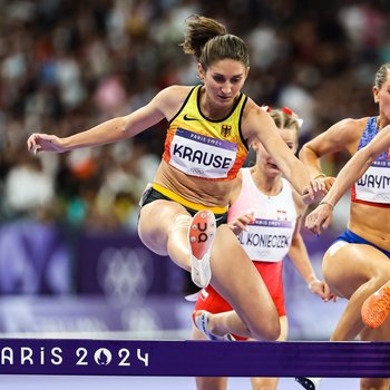 Gesa Krause (Silvesterlauf Trier) hofft auf das Hindernisfinale bei der WM in Tokio (Eibner Pressefoto - Roger Bürke).