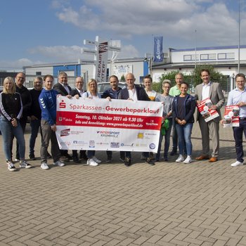 Gutes Konzept und 3G machen es möglich: 9. Sparkassen Gewerbeparklauf