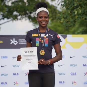 Judith Bilepo Mokobe (USC Mainz) zählt mit ihren 18 Jahren zu den vielversprechendsten Sprint-Talenten Deutschlands (Foto: privat).