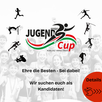 Ab jetzt können Kandidatinnen und Kandidaten für den Jugendcup 2026 per Nachricht an unseren Instagram-Account nominiert werden.