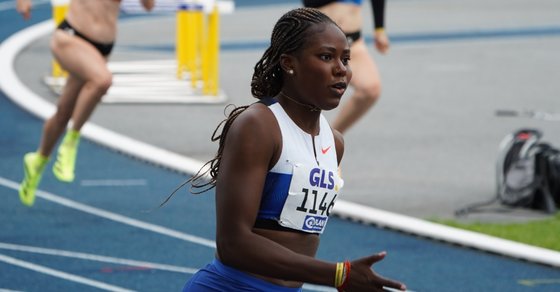 Judith Bilepo Mokobe hat bereits Gold in der U23, was ist bei den Frauen möglich? (Fotos: USC Mainz)