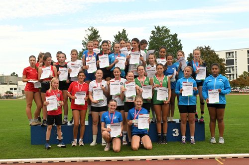 Teams wU14 der LVRR Team Challenge