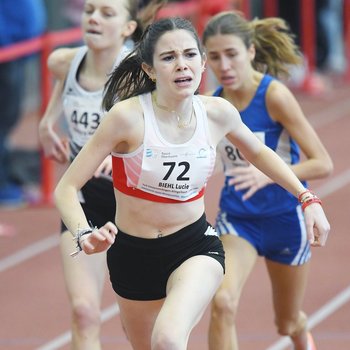 Lucie Biehl (TuS Katzenelnbogen-Klingelbach 1896/1946) erreichte den fünften Platz im 800m Finale in Dortmund (Foto: Iris Hensel).