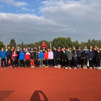Der Landeskader Lauf und die Talent-Fördergruppe trafen sich am 11. Oktober zur Kadermaßnahme in Mainz. 