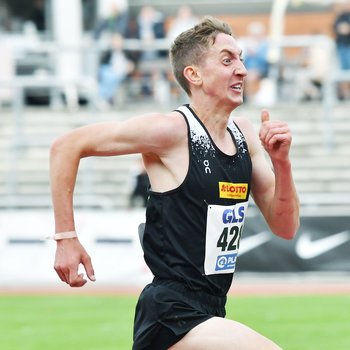 Benjamin Dern (Silvesterlauf Trier) war über 5000 Meter 14:13,87 Minuten schnell. Für die U23-DM ist Dern damit direkt qualifiziert (Foto: Iris Hensel).
