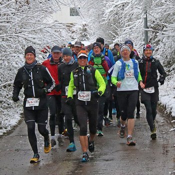 Neunter WiedtalUltraTrail (WUT) unter winterlichen Bedingungen (Foto: privat).