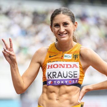 Am fünften WM-Tag in Tokio sichert sich Gesa Krause (Silvesterlauf Trier) Platz sieben im Hindernisfinale (Foto: Jan Papenfuss).