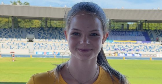 Hannah Schwind das erste Mal im Nationaltrikot (Foto: privat)