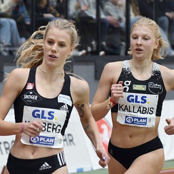 Majtie Kolberg (LG Kreis Ahrweiler) war nach Dortmund gereist, um sich die Goldmedaille über 800 Meter zu holen. Leider wurde es am Ende dann nur Silber (Foto: Iris Hensel).