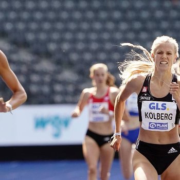 Majtie Kolberg (LG Kreis Ahrweiler) war 2023 die schnellste deutsche 800-Meter-Läuferin. Lucia Sturm (TSV Moselfeuer Lehmen) belegt auf der gleichen Distanz Platz eins in der U23 (Foto: Wolfgang Birkenstock).