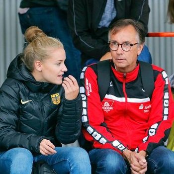 Am erfolgreichsten war Schmitz mit seiner Athletin Sophia Junk, die unter anderem U23-EM-Gold mit der Staffel gewann (Foto: Wolfgang Birkenstock).