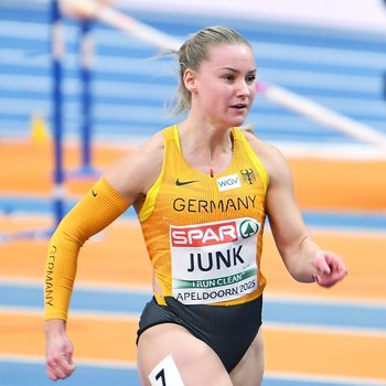 Sophia Junk (LG Rhein-Wied) ist als einzige Sprinterin aus dem LVRR bei den World Relays in Guangzhou (China) am Start (Foto: Iris Hensel).