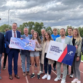 Doppelte Auszeichnung für die Mainzer Leichtathletik. Foto: Malin Hadamzik (LSB)