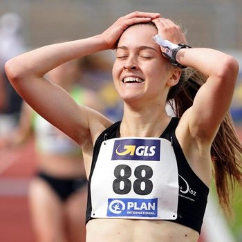 Bei den Frauen tritt Olivia Gürth (Diezer TSK Oranien) über 800 und 1500 Meter mit besten Siegchancen an (Foto: <a href="https://www.wolfgang-birkenstock.de/" target="_blank">Wolfgang Birkenstock</a>).