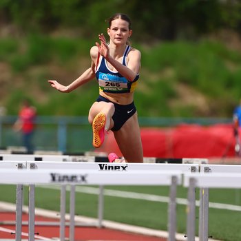 Für Hannah Schwind (Post-Sportverein Trier) geht es in Leverkusen auch um einen der vorderen Plätze; sie ist mit der fünftbesten Vorleistung gemeldet (Foto: René Weiss).