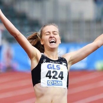 Die frischgebackene Deutsche U23-Rekordhalterin Olivia Gürth (Diezer TSK Oranien) geht in Trier an den Start (Foto: Iris Hensel).