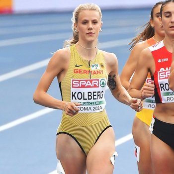 800-Meter-Läuferin Majtie Kolberg (LG Kreis Ahrweiler) ist bei der EM in Rom ins Halbfinale eingezogen (Foto: Iris Hensel).