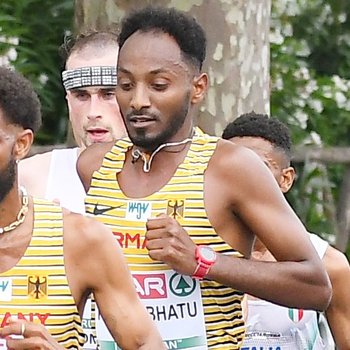 Samuel Fitwi (Silvesterlauf Trier) wurde in Hannover Deutscher Marathon-Meister (Foto: Iris Hensel).