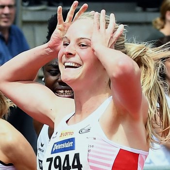 Viktoria Müller (LG Rhein-Wied) legte in Walldorf einen tollen Wettkampf hin (Foto: Iris Hensel).