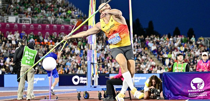 Julian Weber kratzt auch beim ISTAF an den 90m (Foto: Jan Papenfuss)