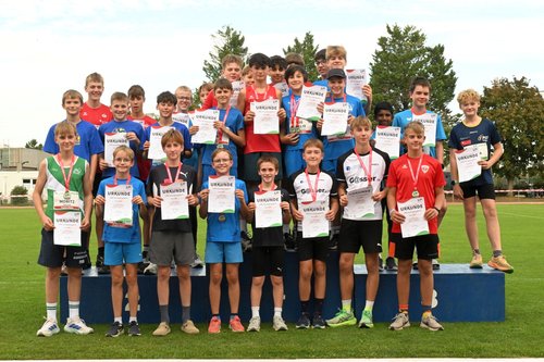 Teams mU14 der LVRR Team Challenge